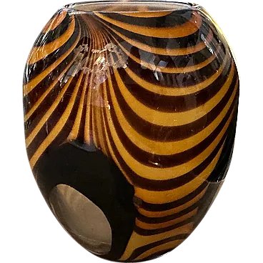 Modernist Murano glass vase, 1980s