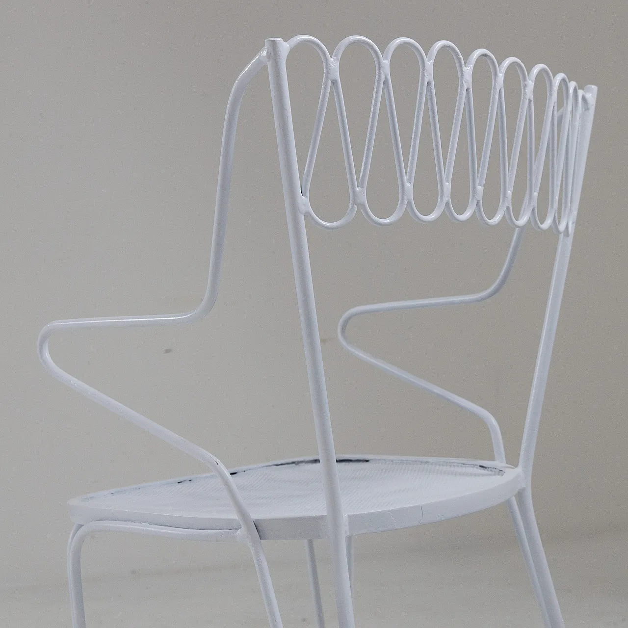 3 iron chairs by Casa e Giardino, 1950s 6