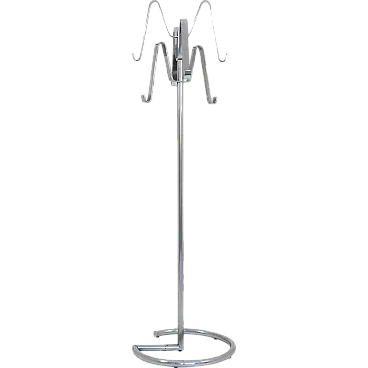 Chrome-plated coat rack, 1970s