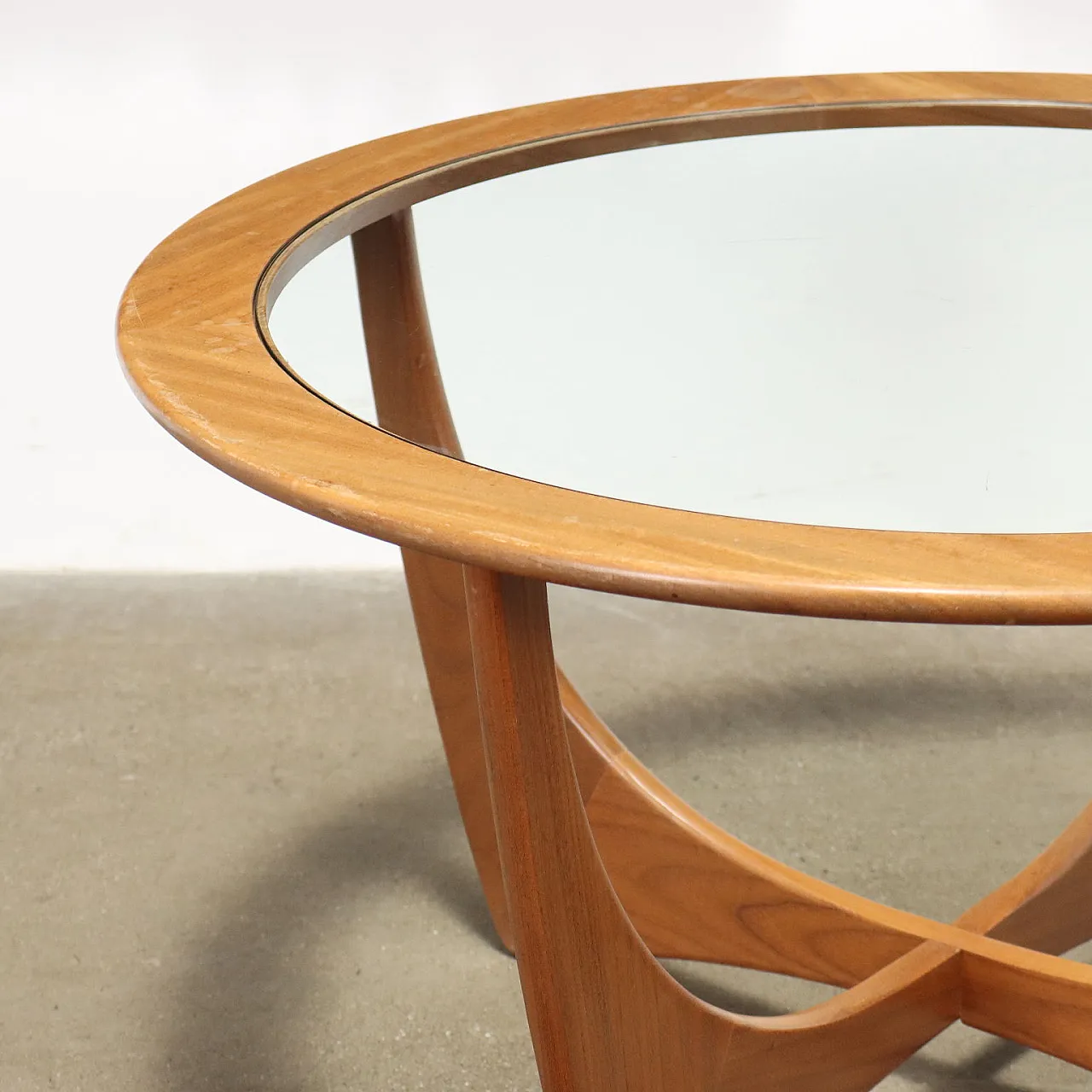 G-Plan coffee table in teak and glass, 1960s 3