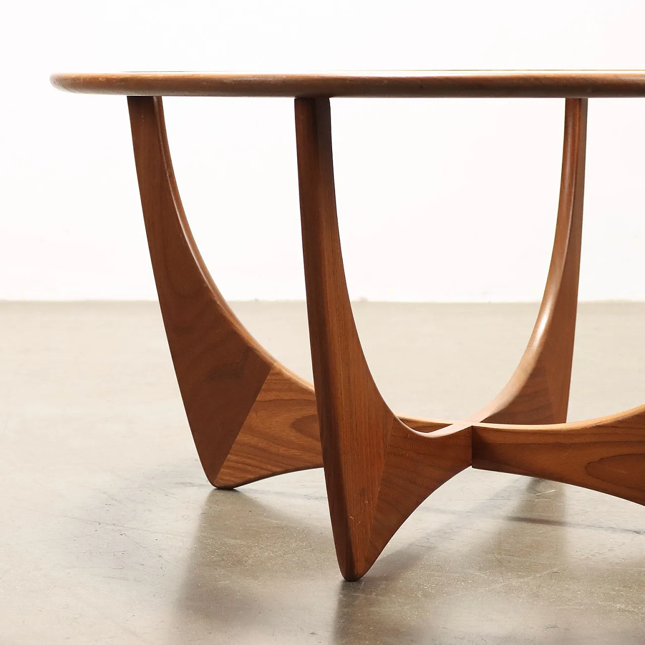 G-Plan coffee table in teak and glass, 1960s 5