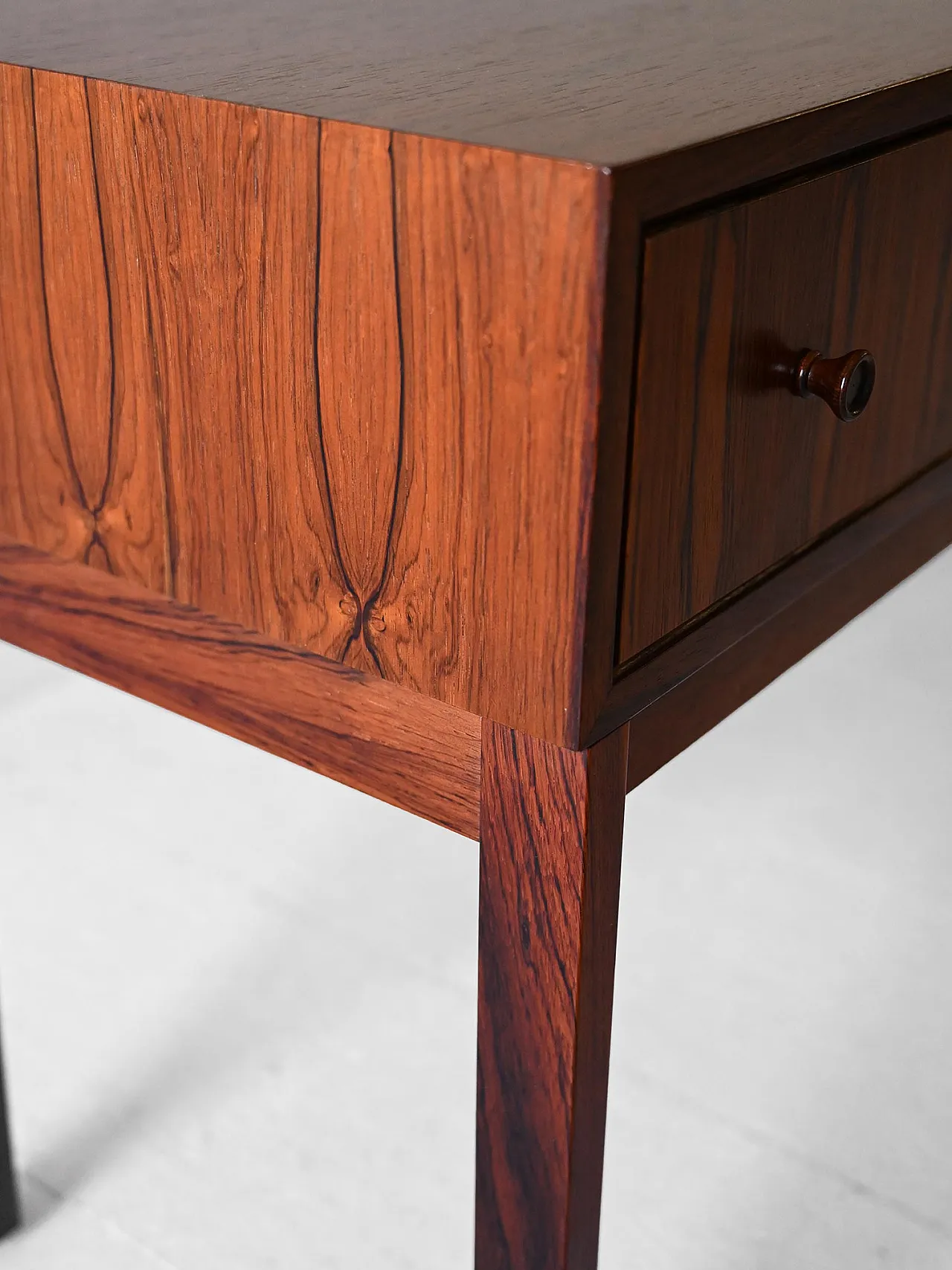 Bedside table in rosewood, 1960s 8