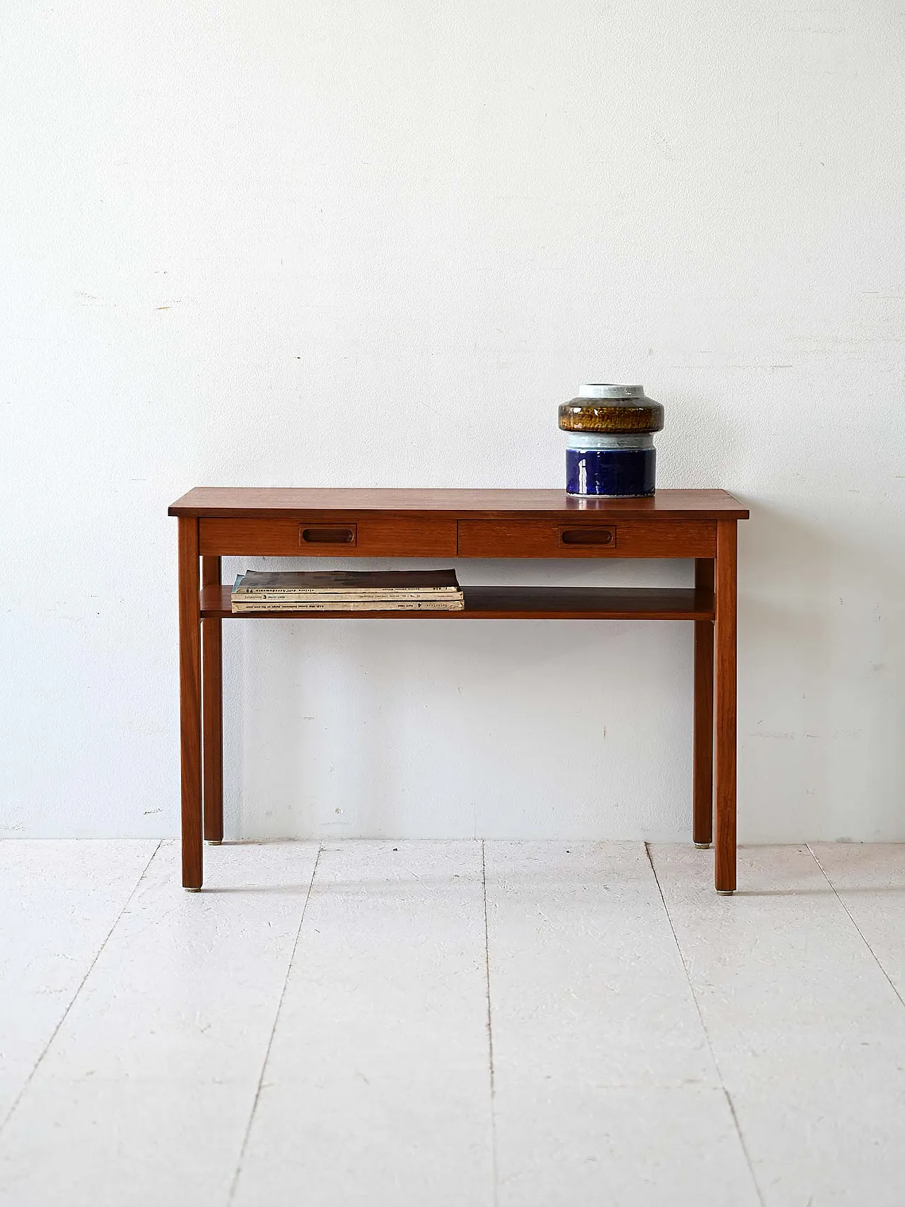 Teak console, 1970s 1