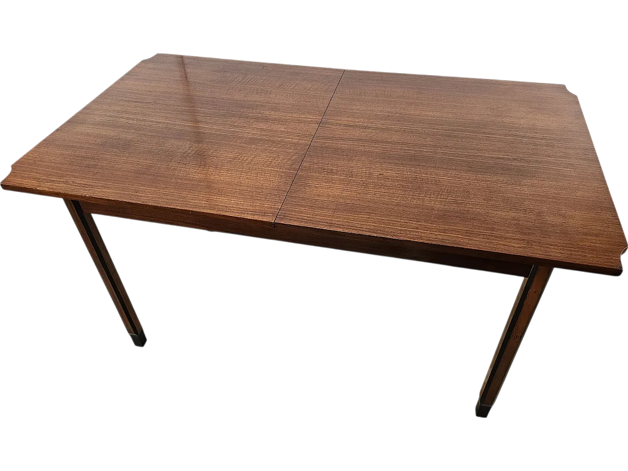 Scandinavian extendable teak table, 70s 23