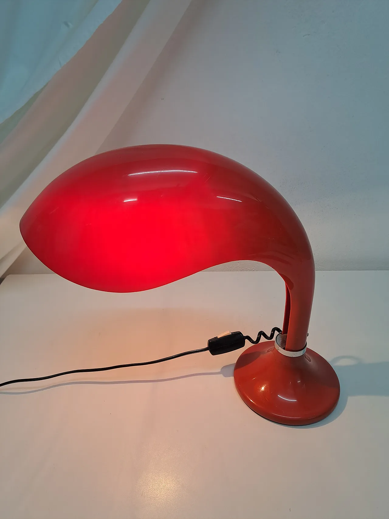 Table lamp by Marcello Cuneo for Ampglas, 60s 3