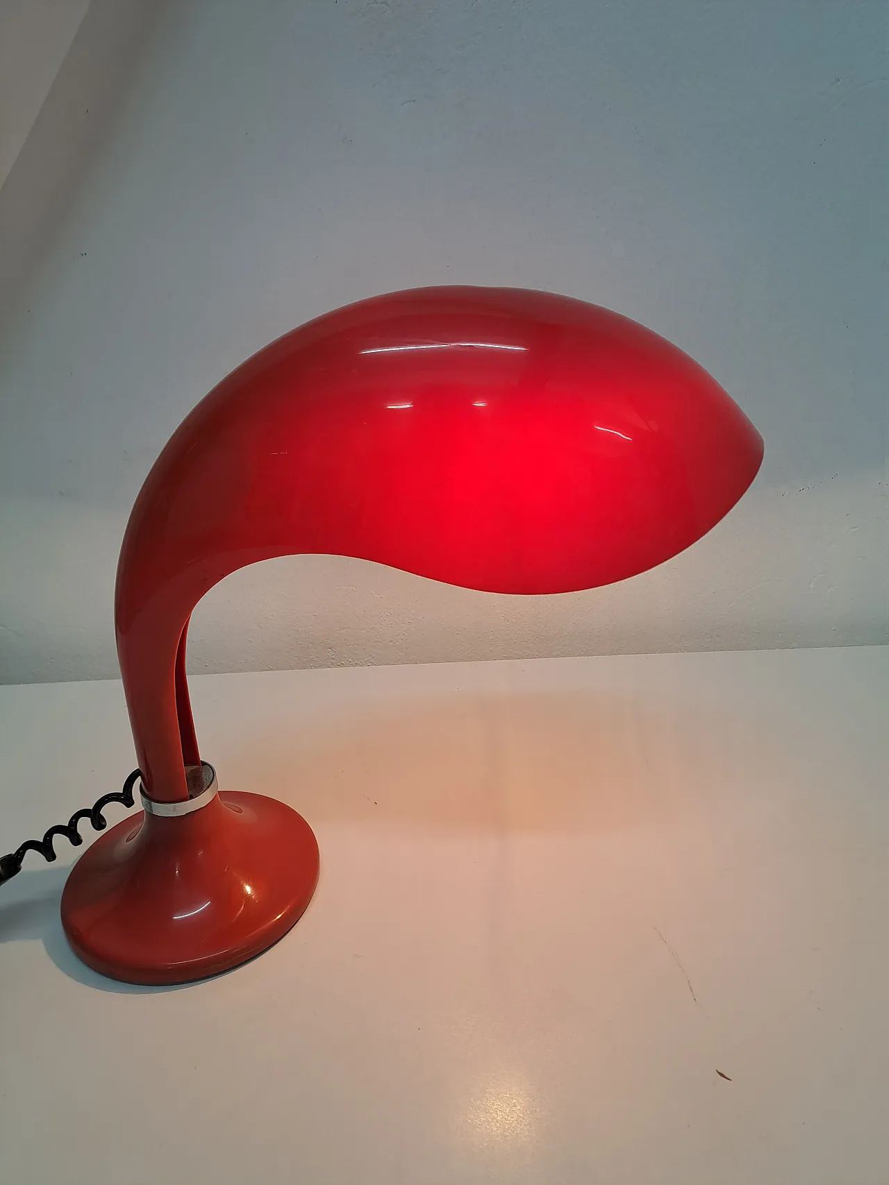 Table lamp by Marcello Cuneo for Ampglas, 60s 5