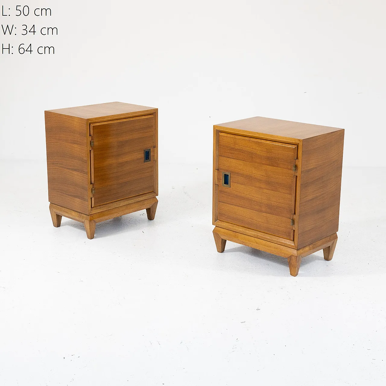 Pair of bedside tables, 1950s 2