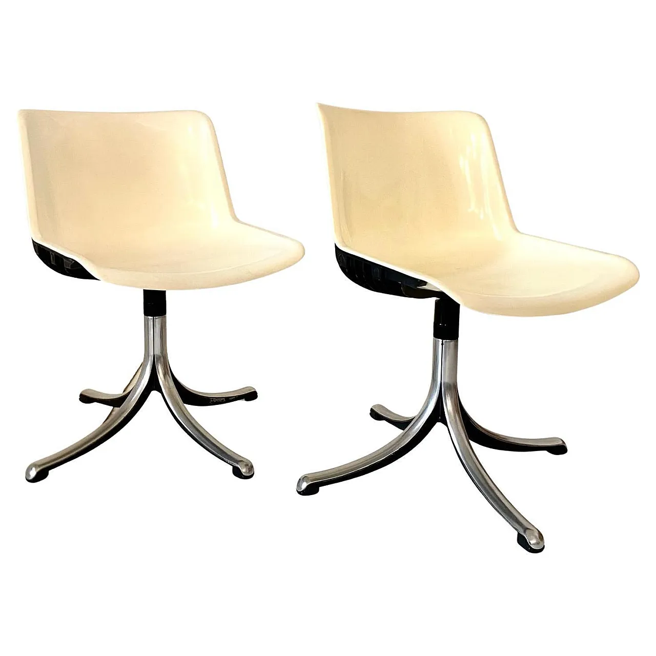 3 office chairs "Modus", Osvaldo Borsani for Tecno, 60s 12