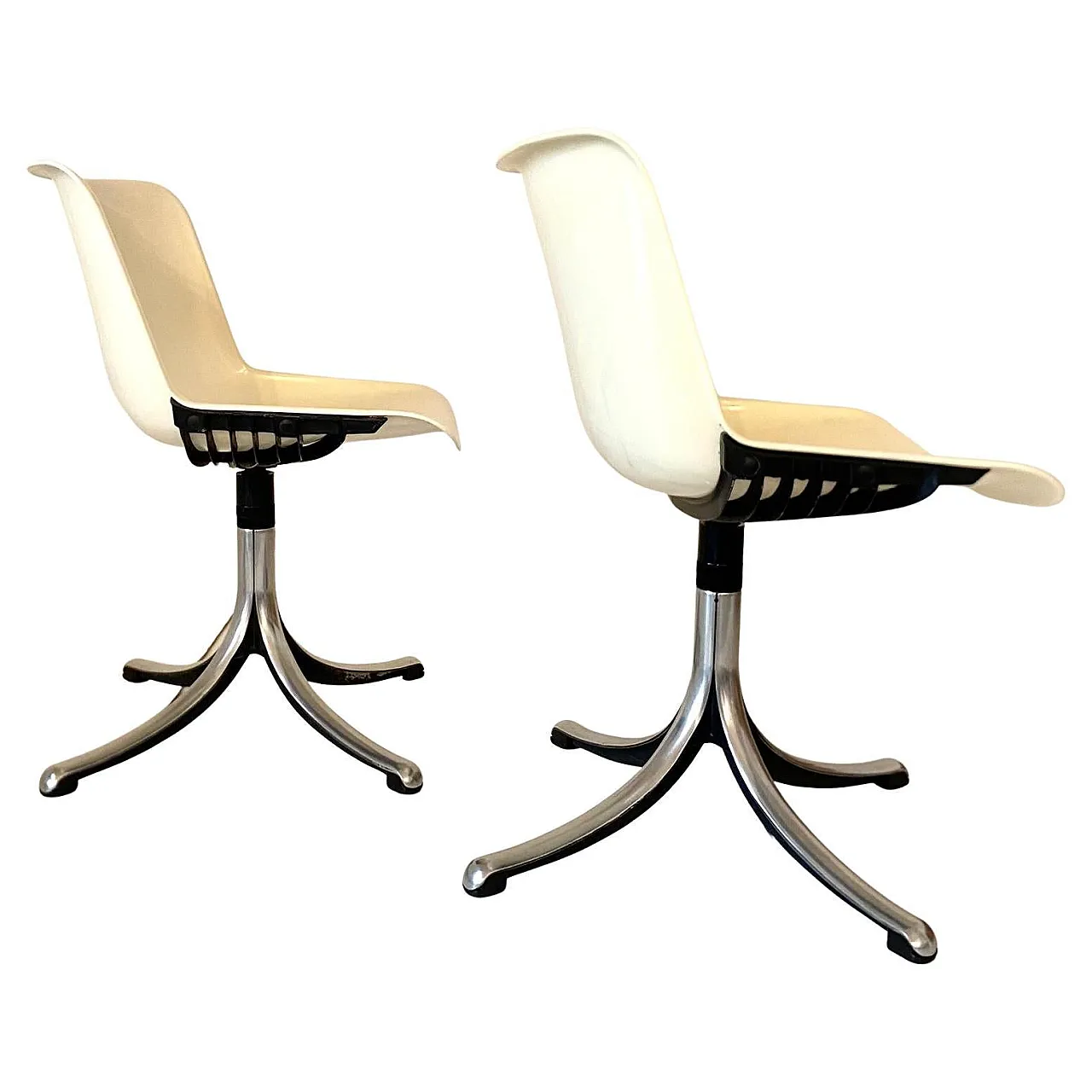 3 office chairs "Modus", Osvaldo Borsani for Tecno, 60s 13