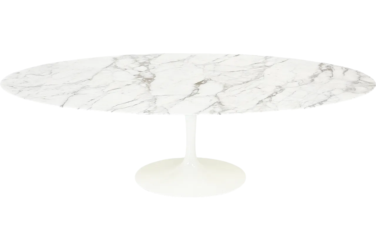 Oval dining table by Eero Saarinen for Knoll international 10