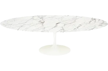 Oval dining table by Eero Saarinen for Knoll international