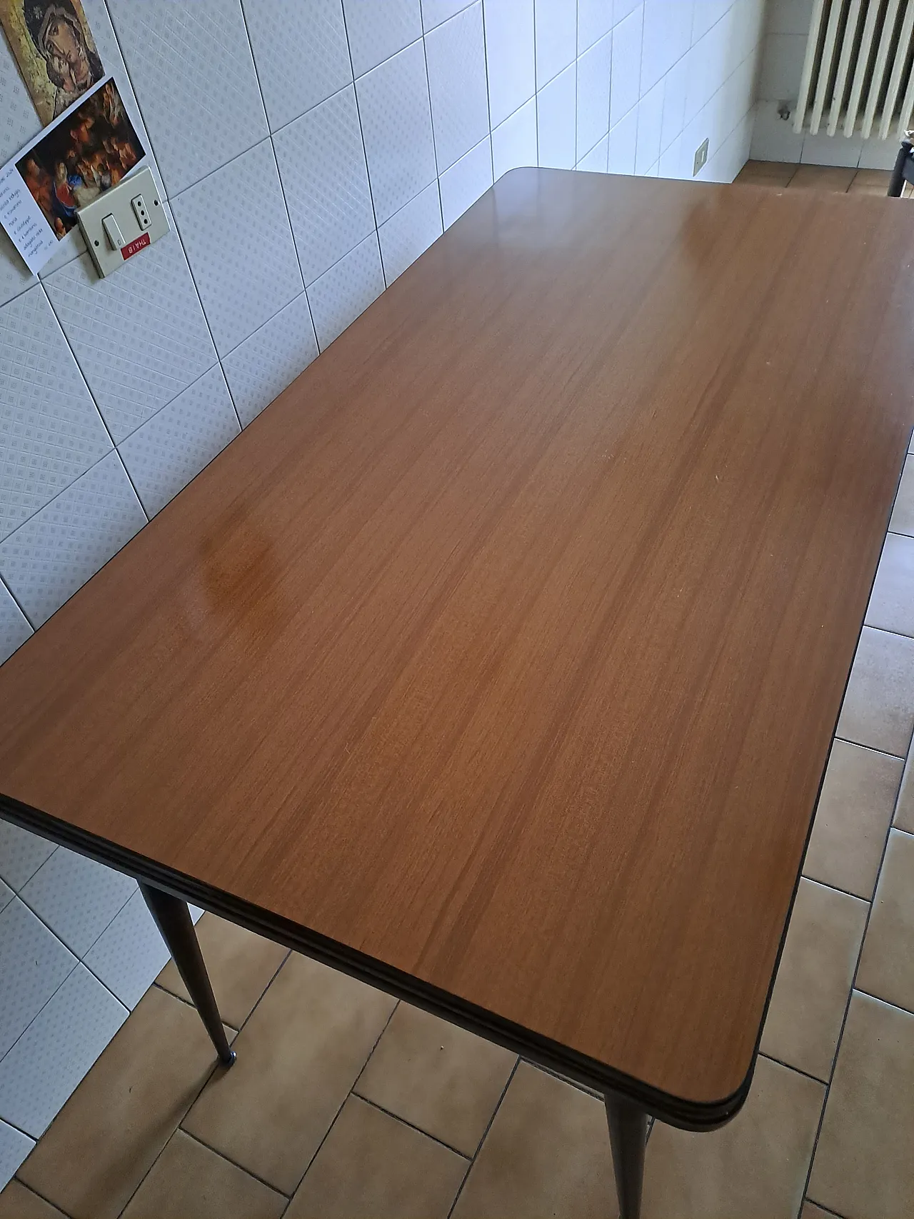 Extendable table in formica Salvarani, 60s 2