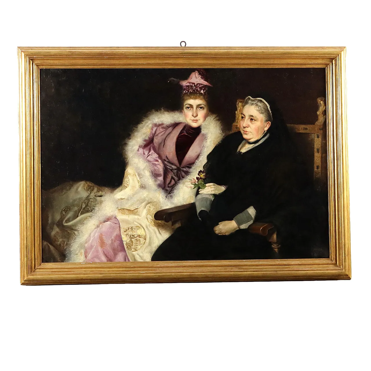 Double Female portrait, 19th century 1