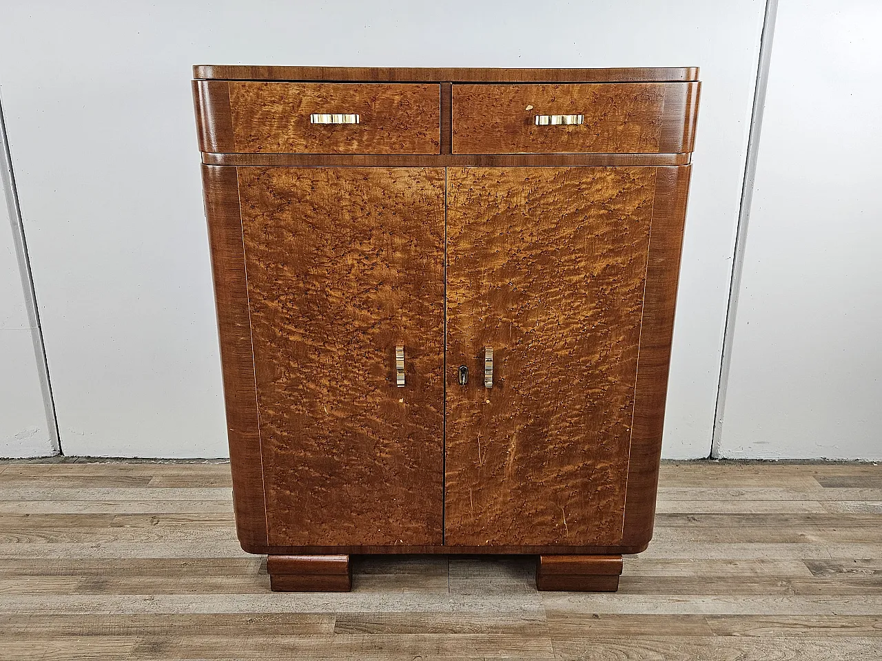 Credenza Art Decò in radica di tuja, anni '40 2