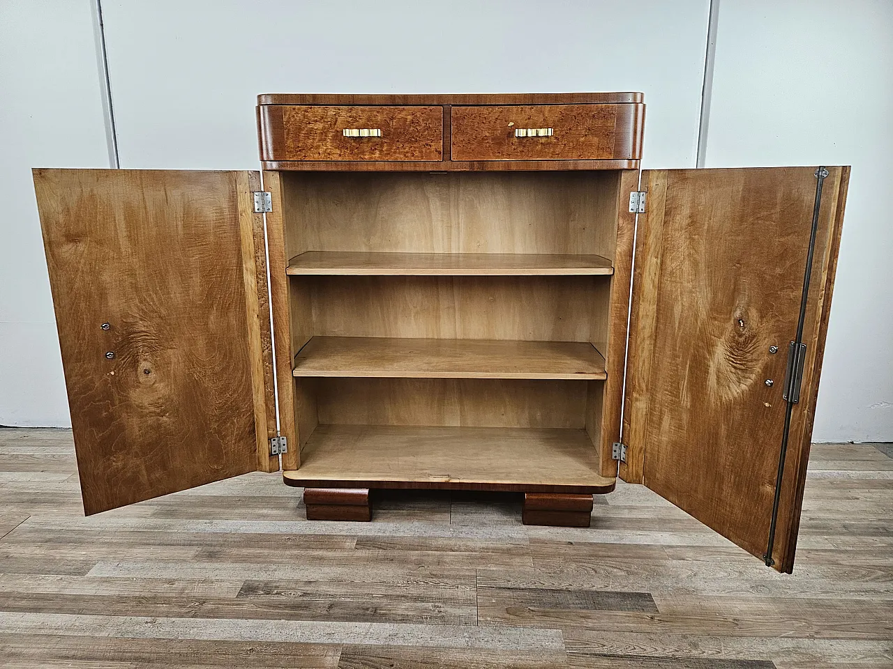 Credenza Art Decò in radica di tuja, anni '40 26