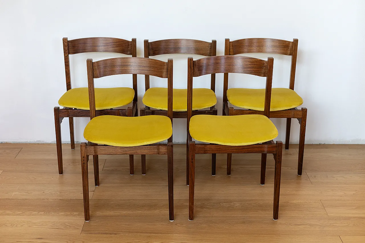 Frattini Mod 101 chairs for Cassina, set of 5 2