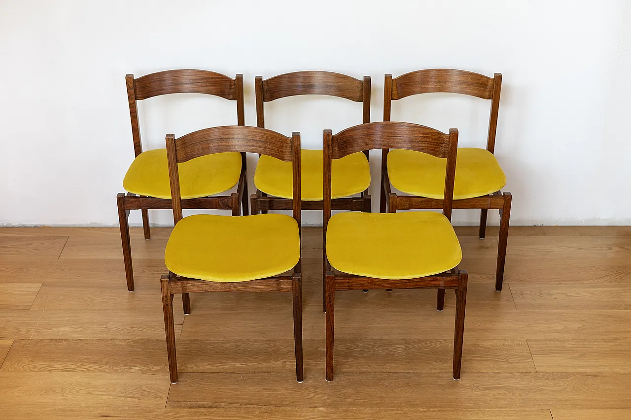 Frattini Mod 101 chairs for Cassina, set of 5 3