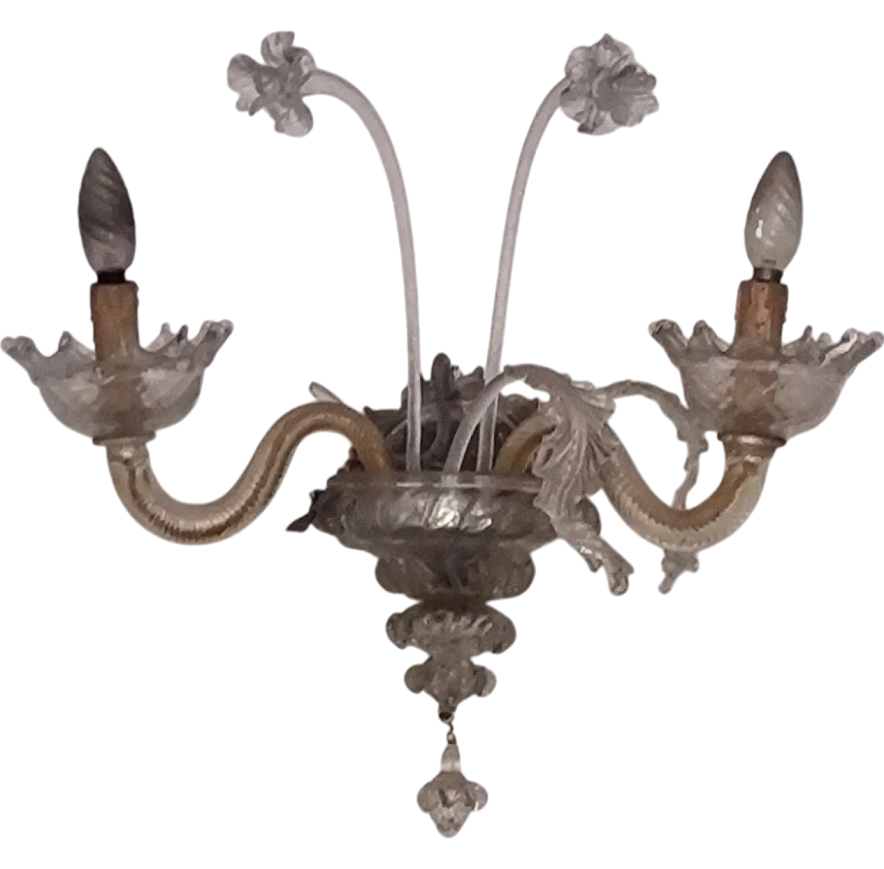 4 Murano classic Chadeliers and 7 sconces,  1930s 25