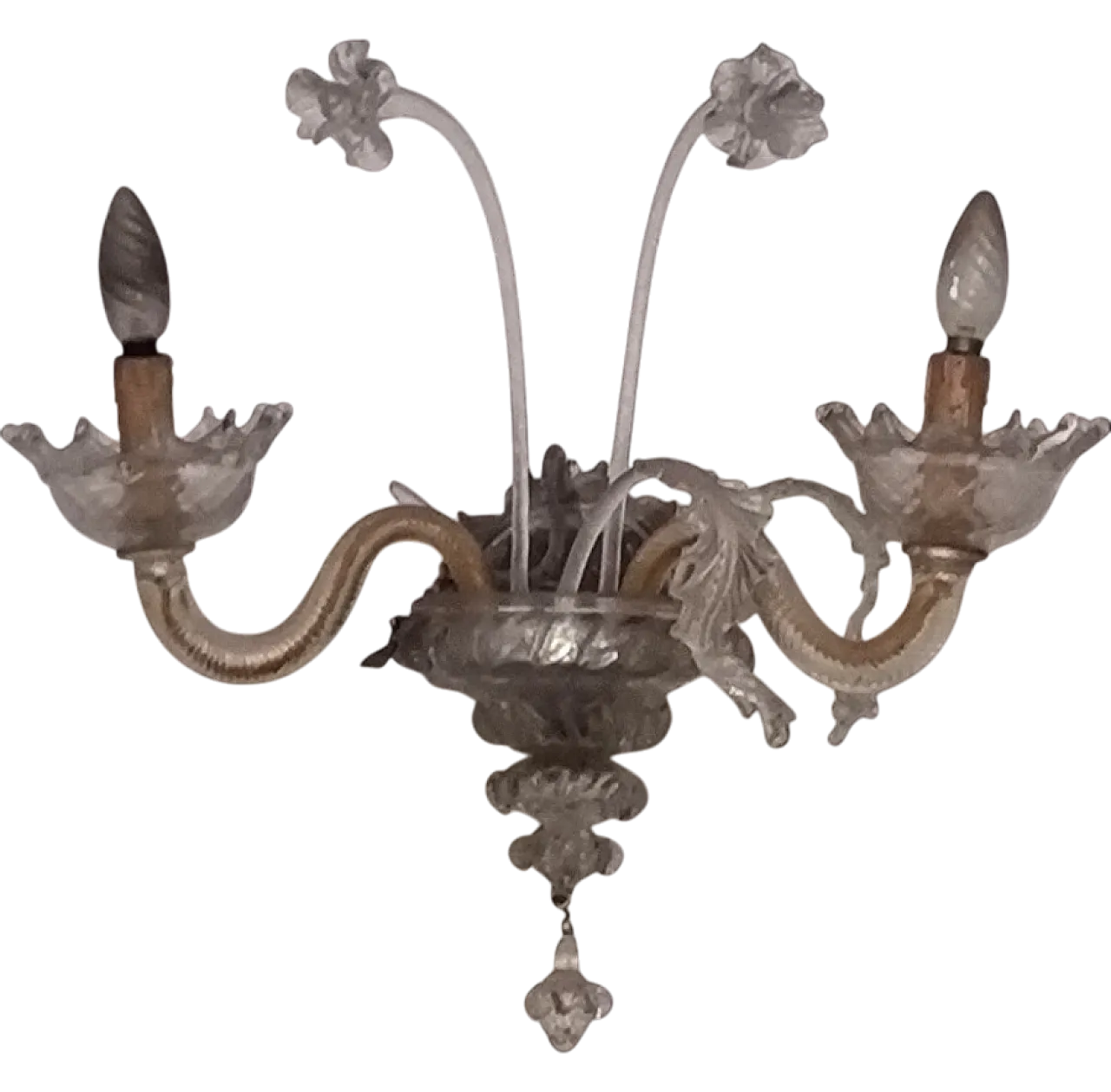 4 Murano classic Chadeliers and 7 sconces,  1930s 26