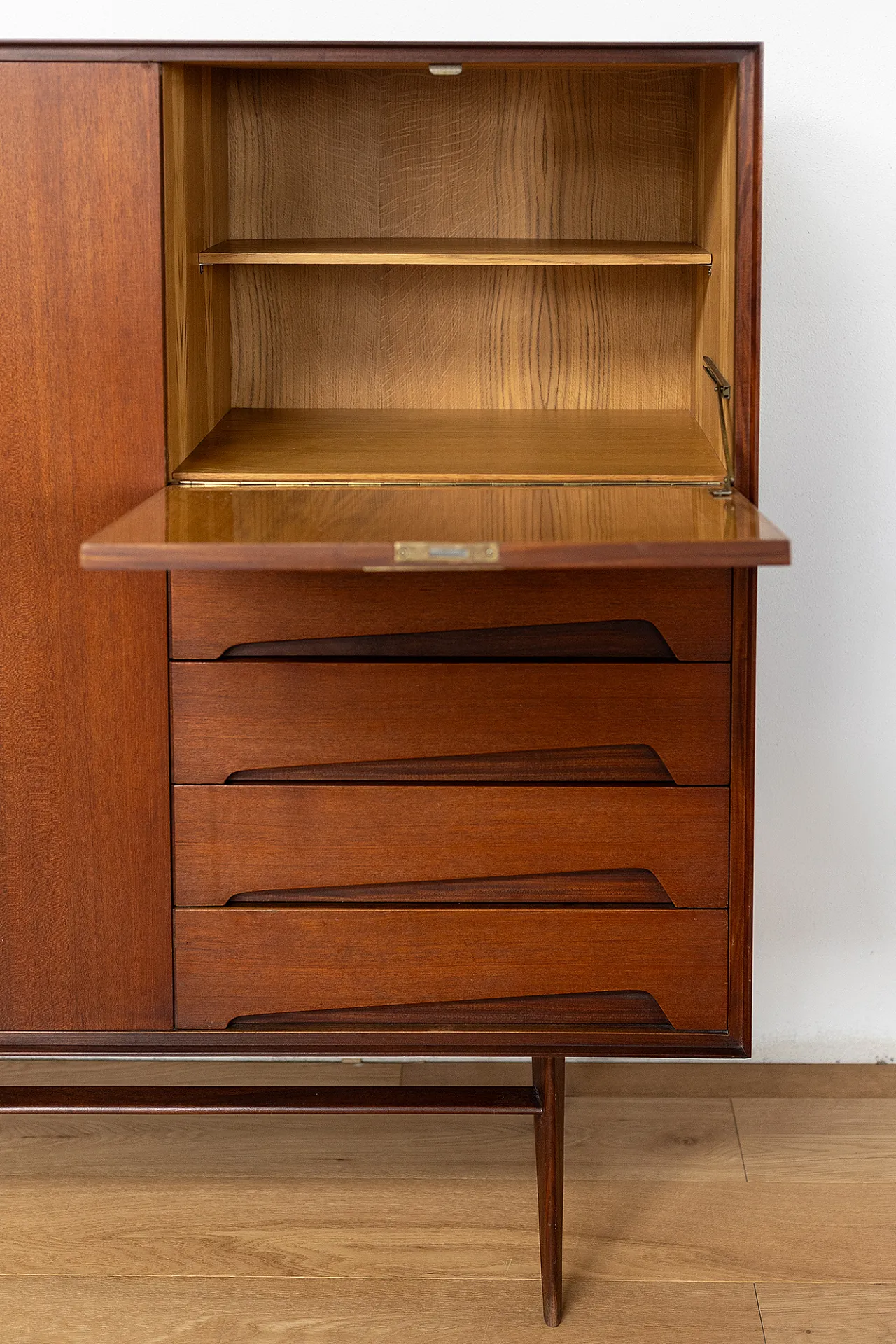 Highboard in teak by Palutari for Assi, 60s 14