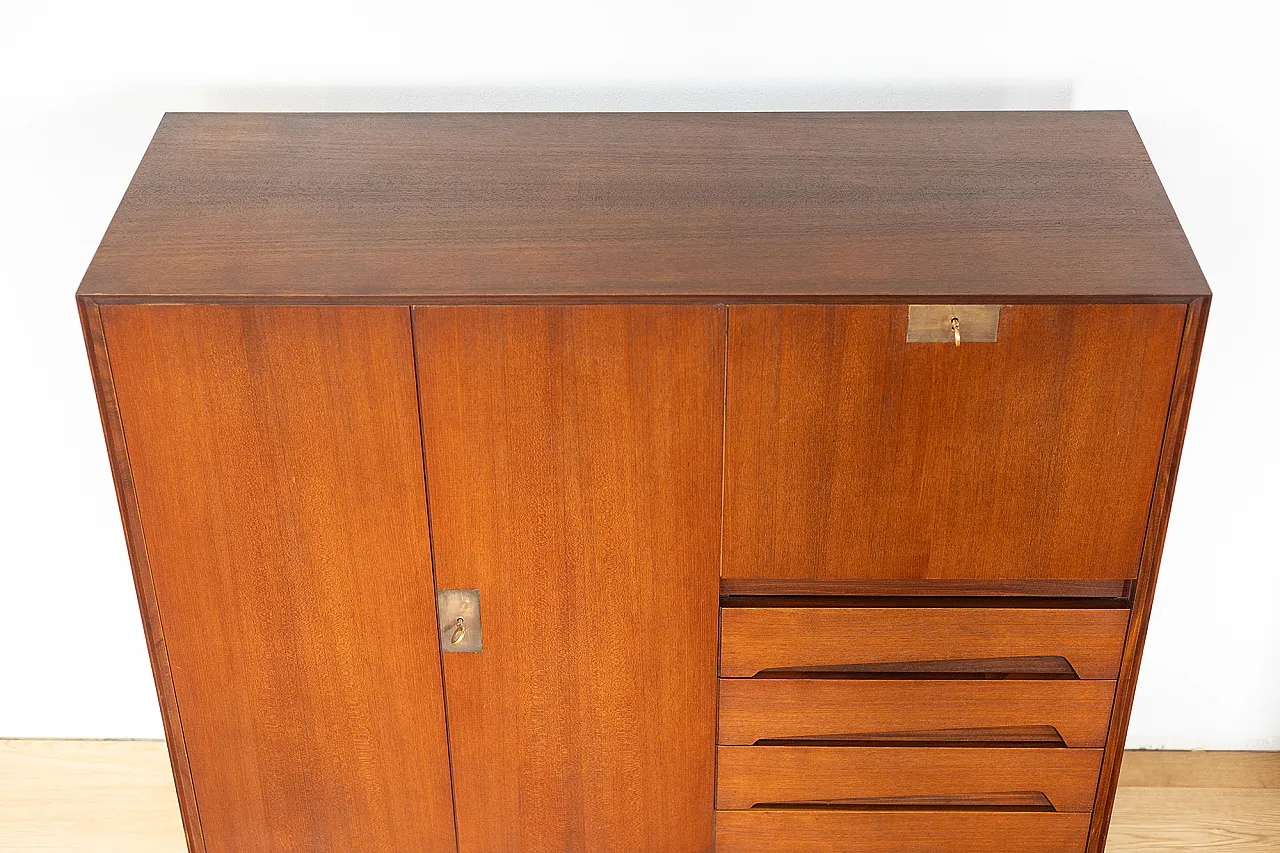 Highboard in teak by Palutari for Assi, 60s 23