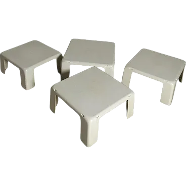 4 stackable nesting tables “I 4 cats” by M. Bellini for C&B, 70s