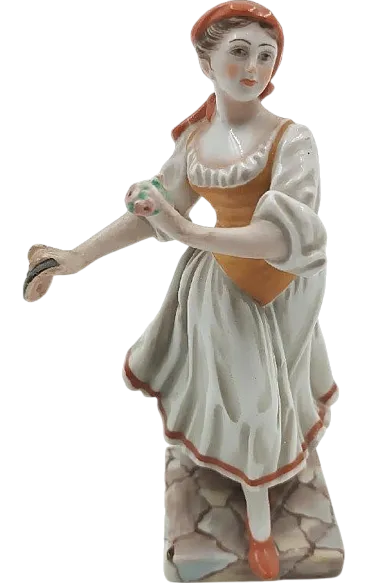 Ginori porcelain statue, Capodimonte series, mid-19th century