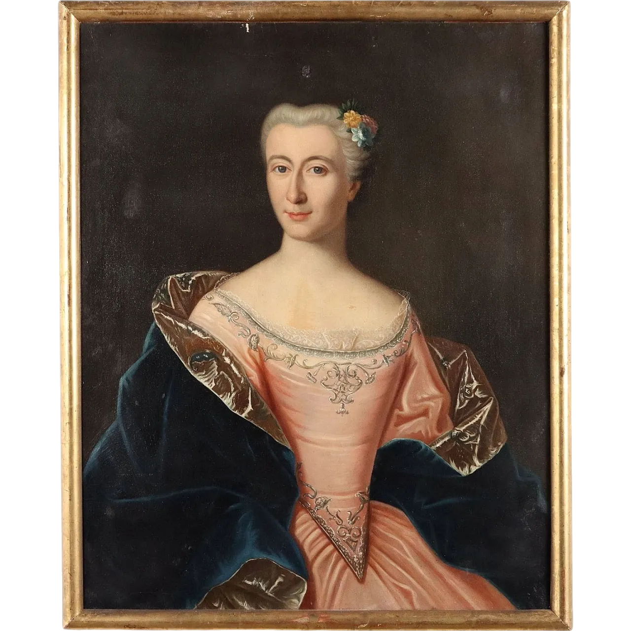 Portrait of a Noblewoman, oil on canvas, 18th century 11