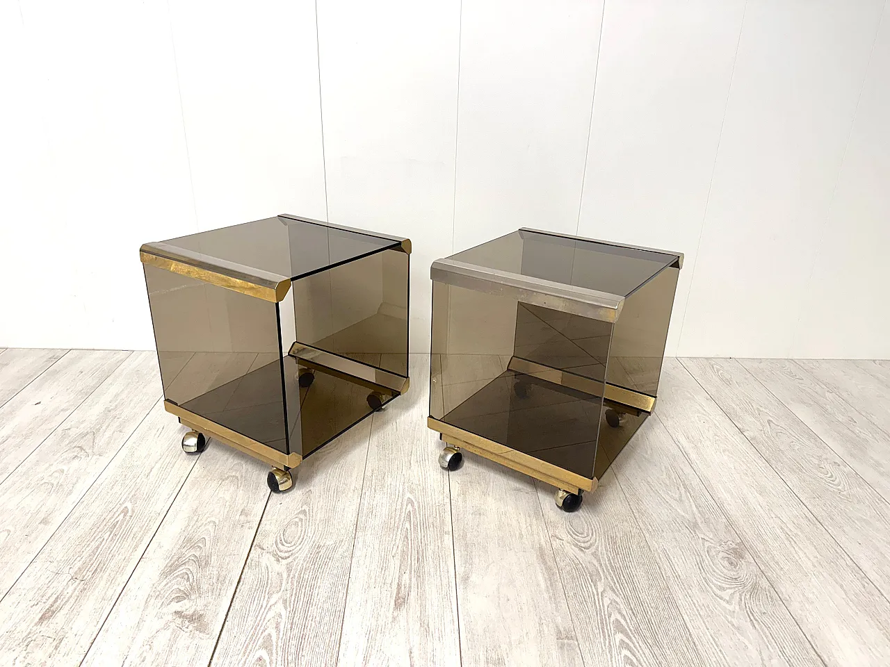 Pair of bedside tables by P. Gallotti for Gallotti & Radice, 1970s 8