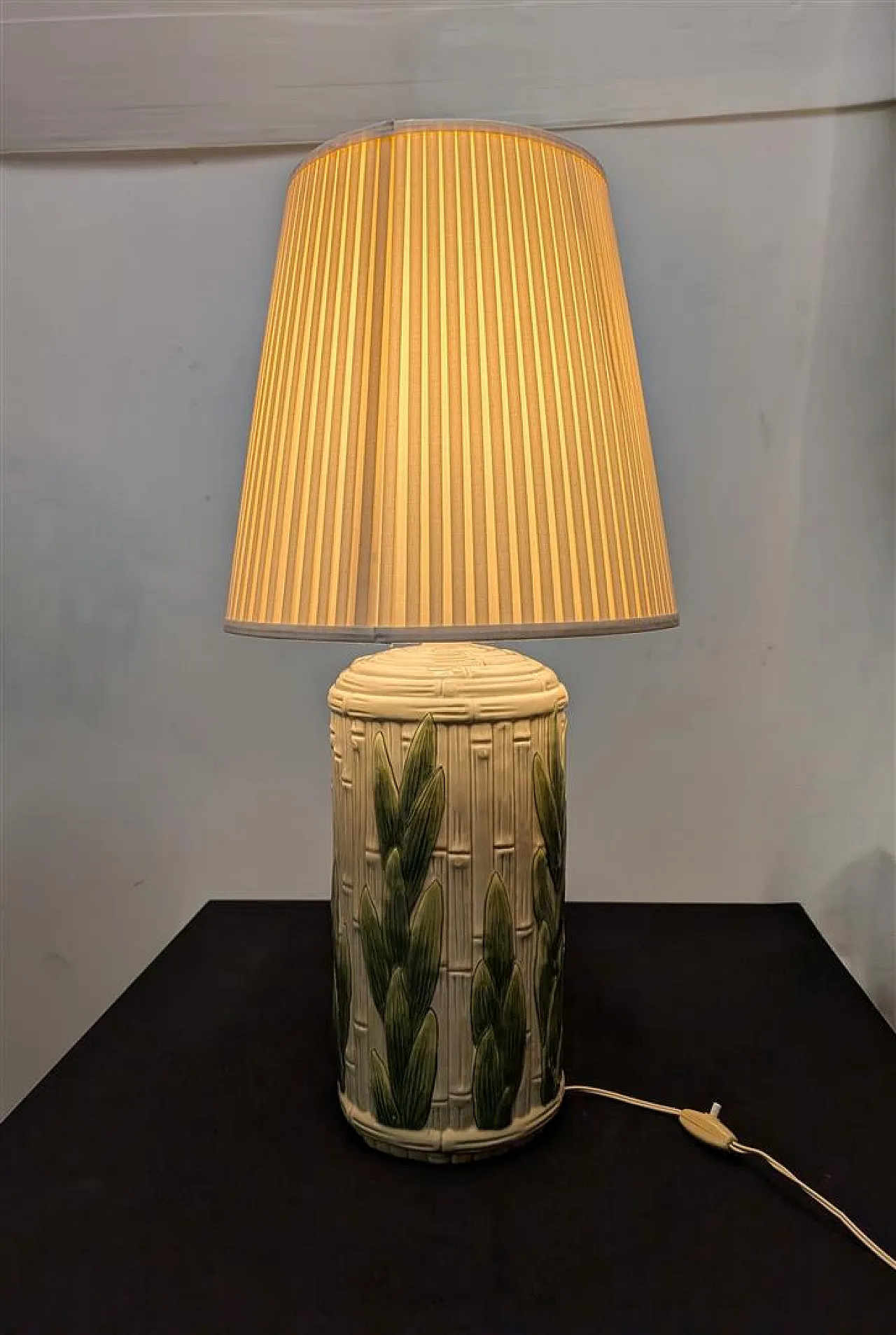 Table lamp half century in Ceramic Signed R. Costa, 1960s 6