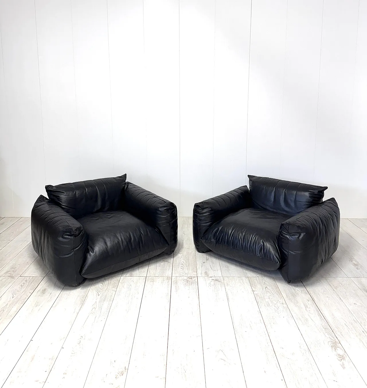 Pair of armchairs by Mario Marenco for Arflex, 1970s 2