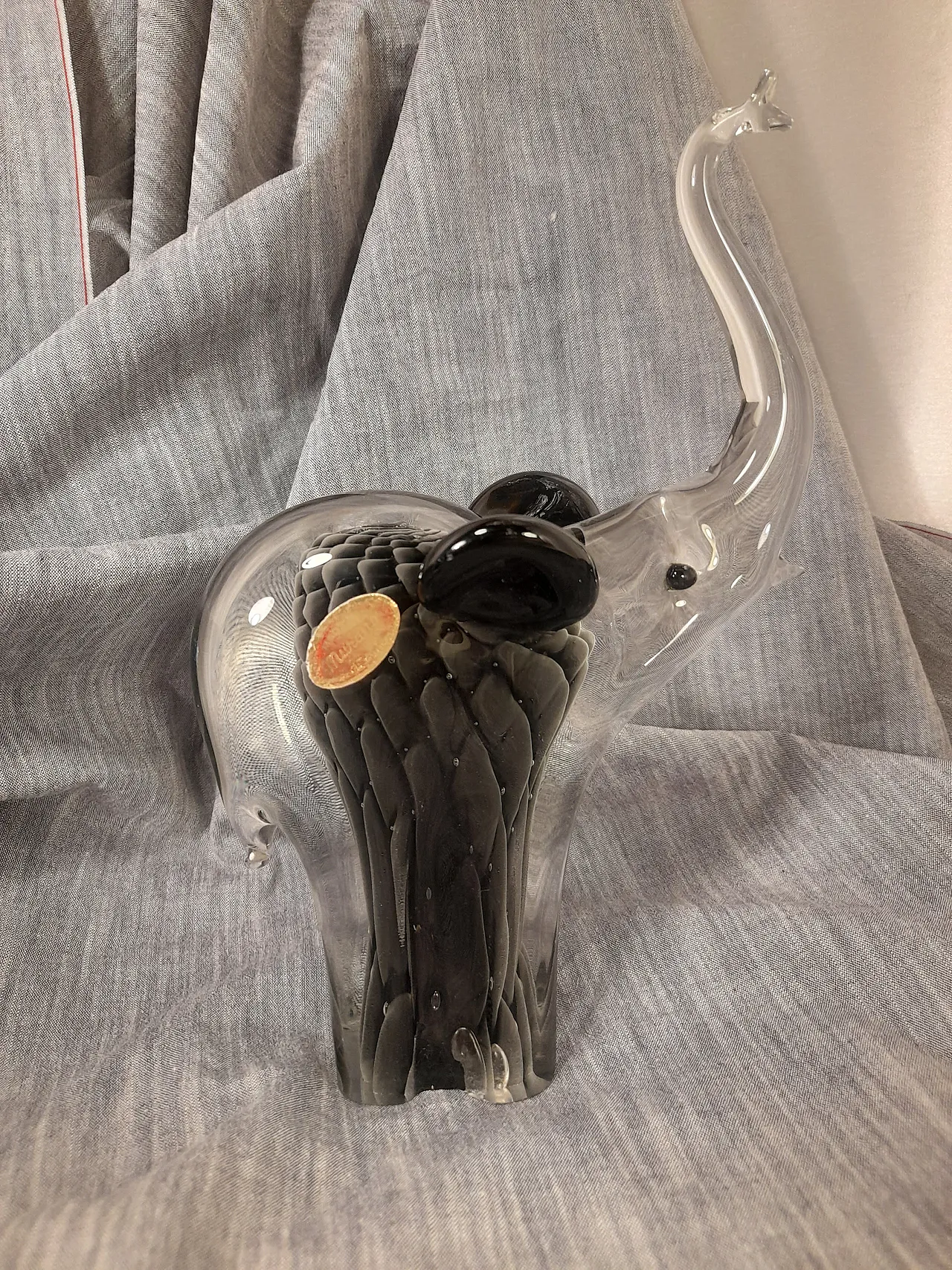 Submerged glass elephant, 60s 1