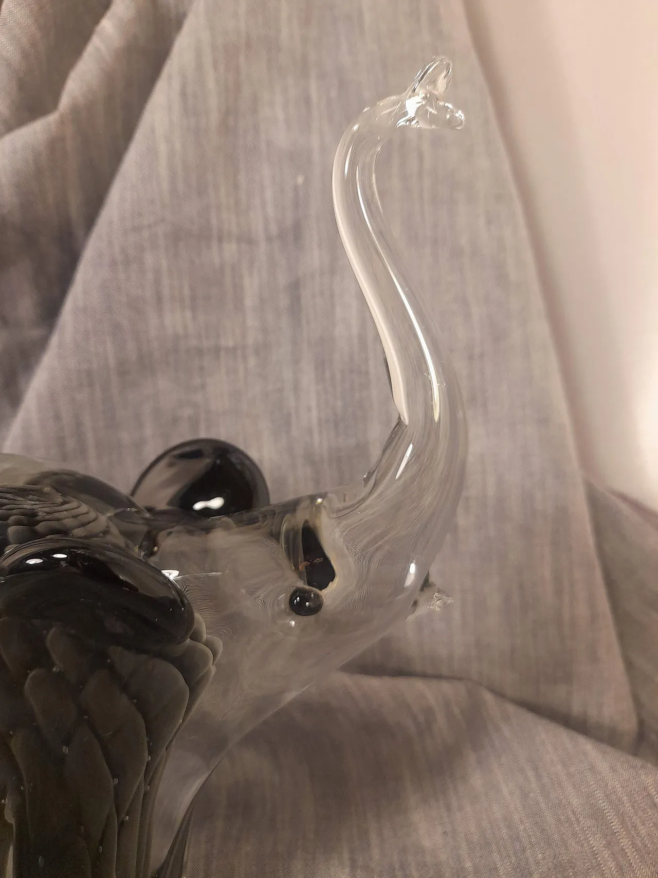 Submerged glass elephant, 60s 3