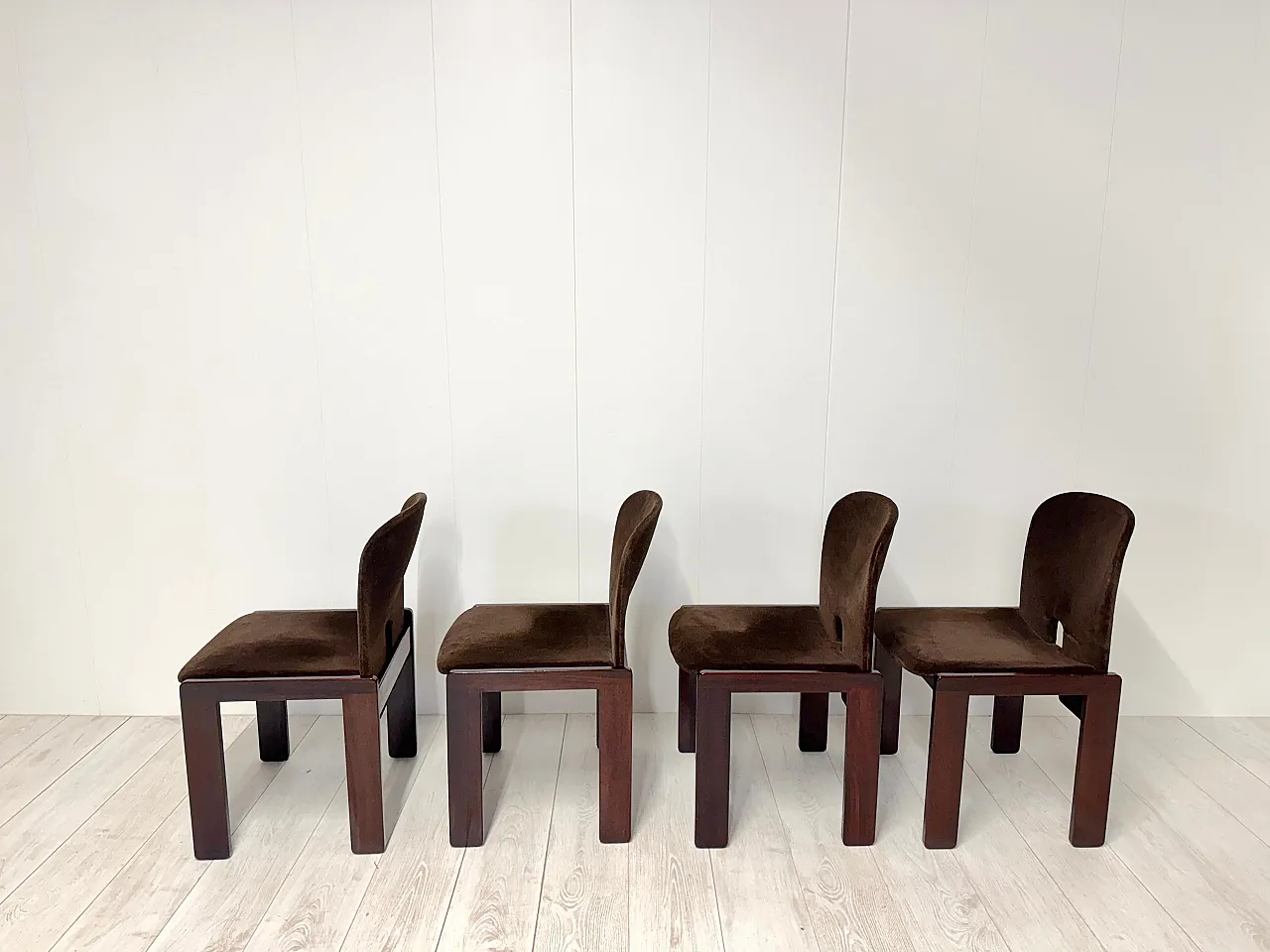 8 Chairs mod. 121 by Afra & Tobia Scarpa for Cassina, 1960s 11