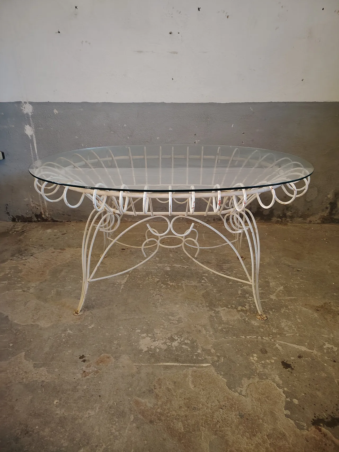 Mid Century garden table, 50s 3