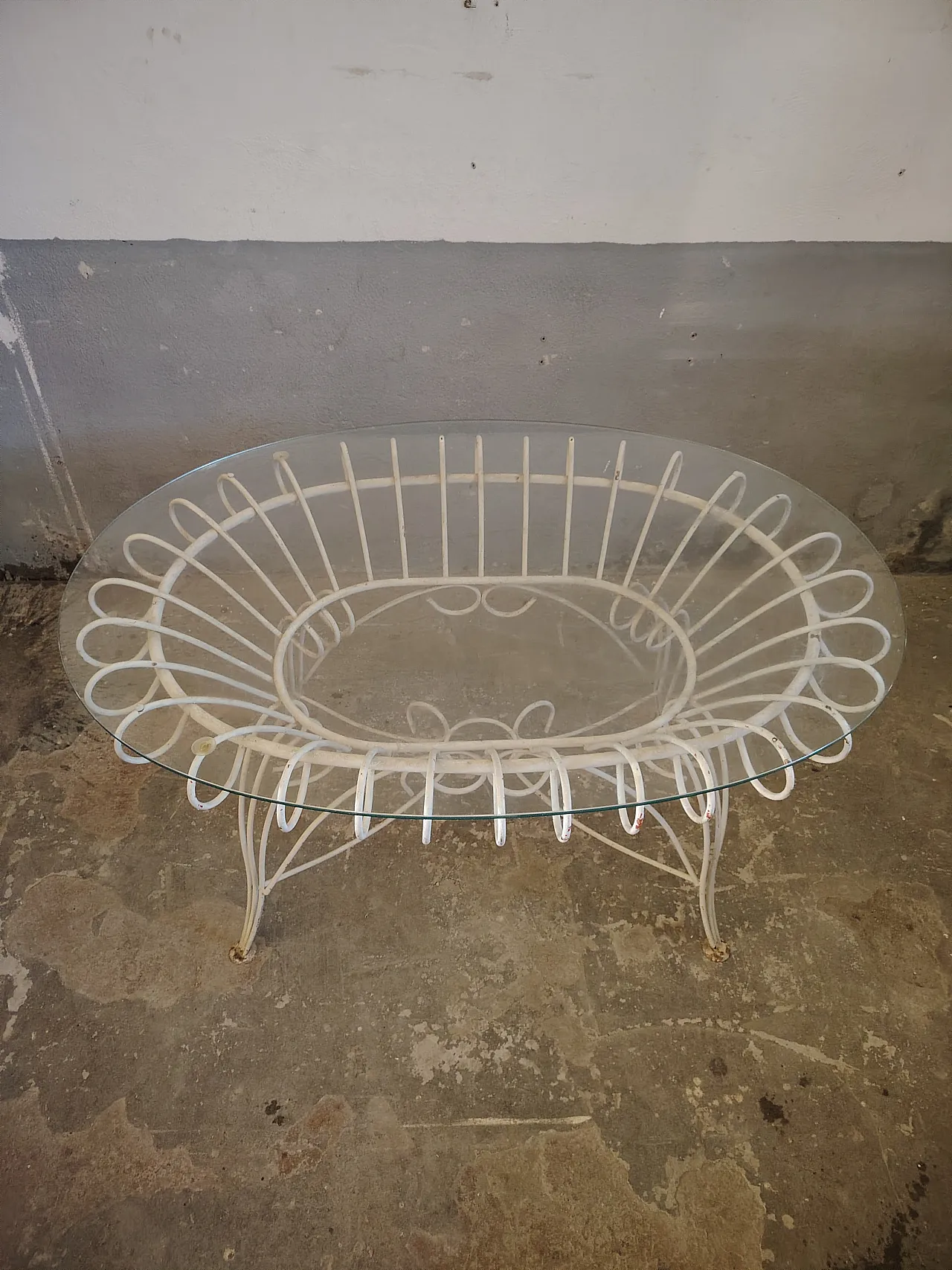 Mid Century garden table, 50s 5