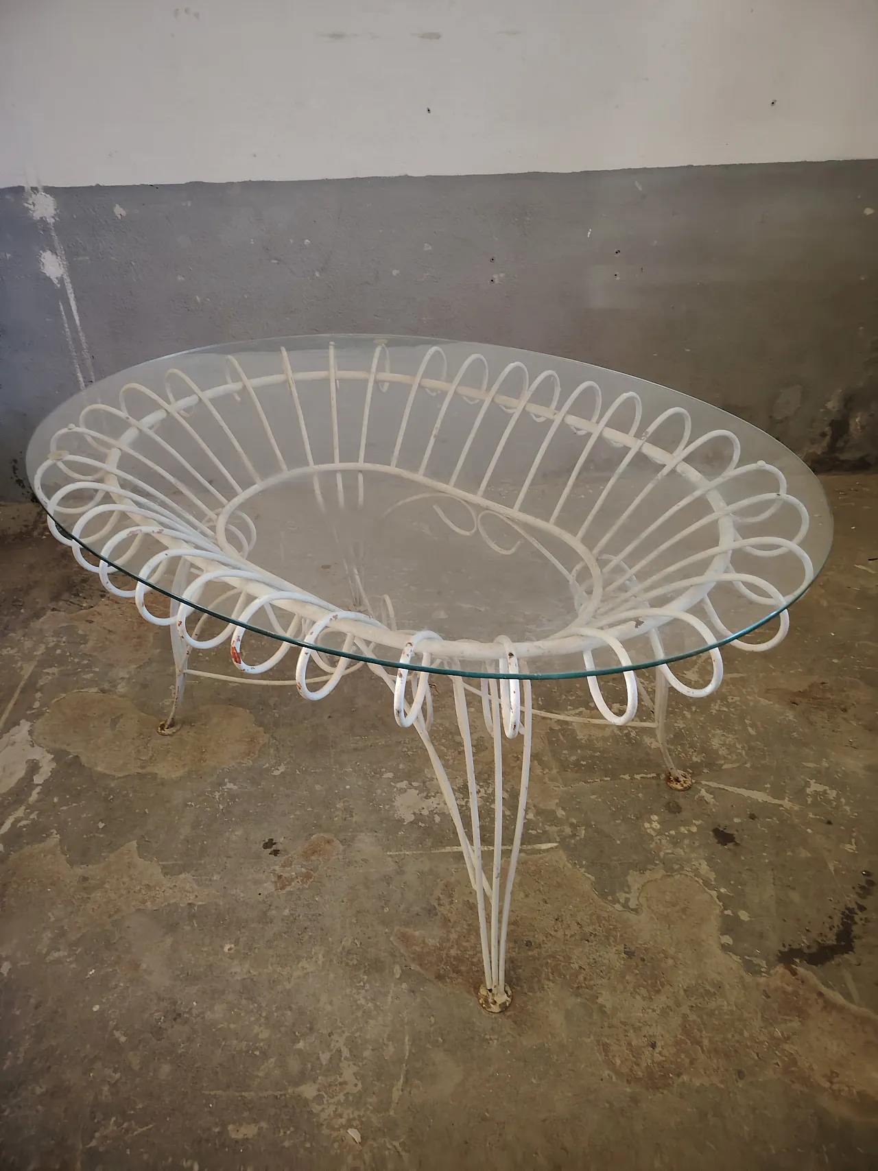 Mid Century garden table, 50s 11