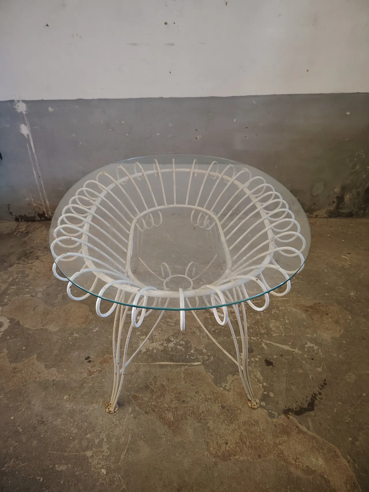 Mid Century garden table, 50s 14