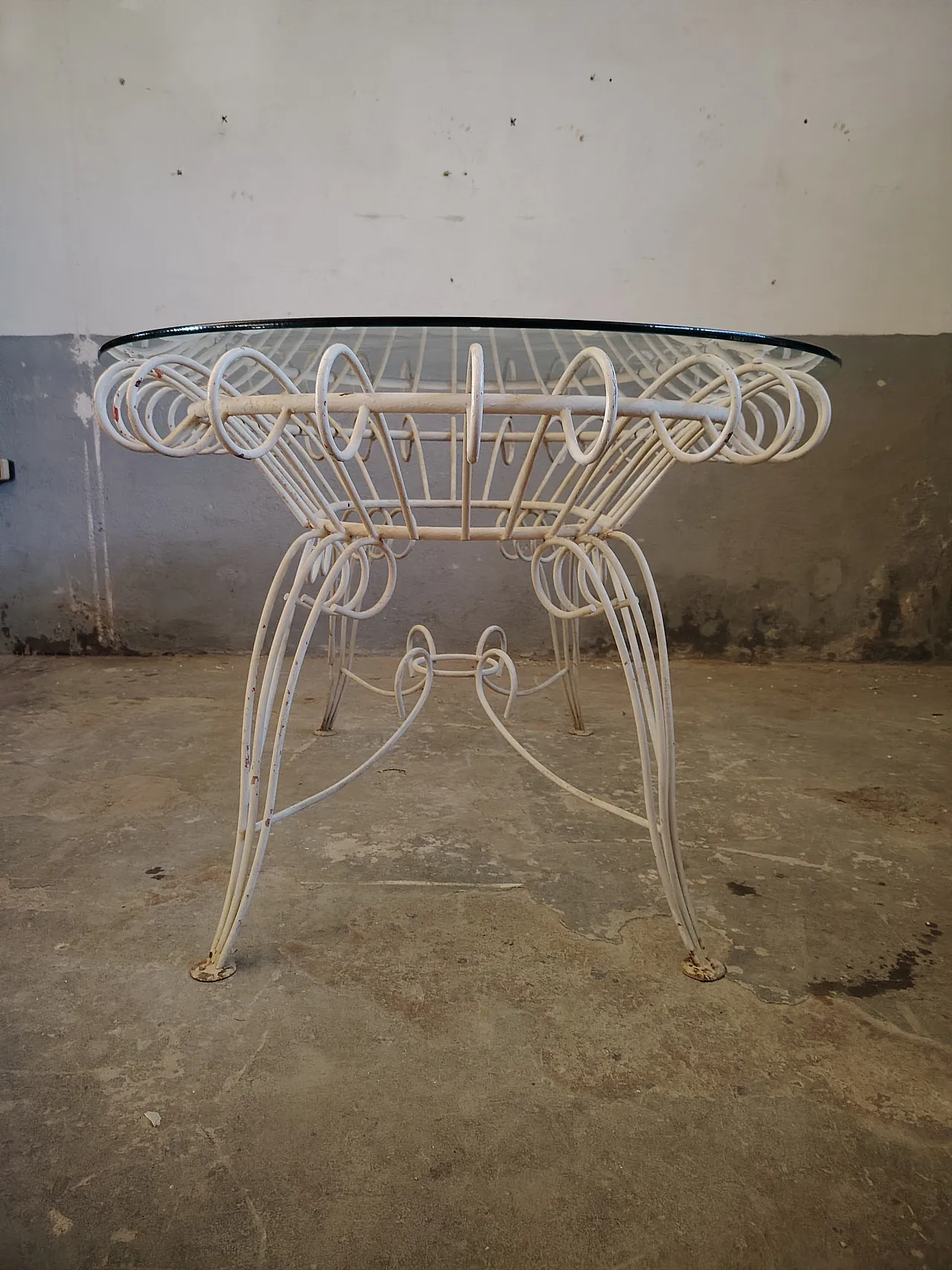 Mid Century garden table, 50s 15