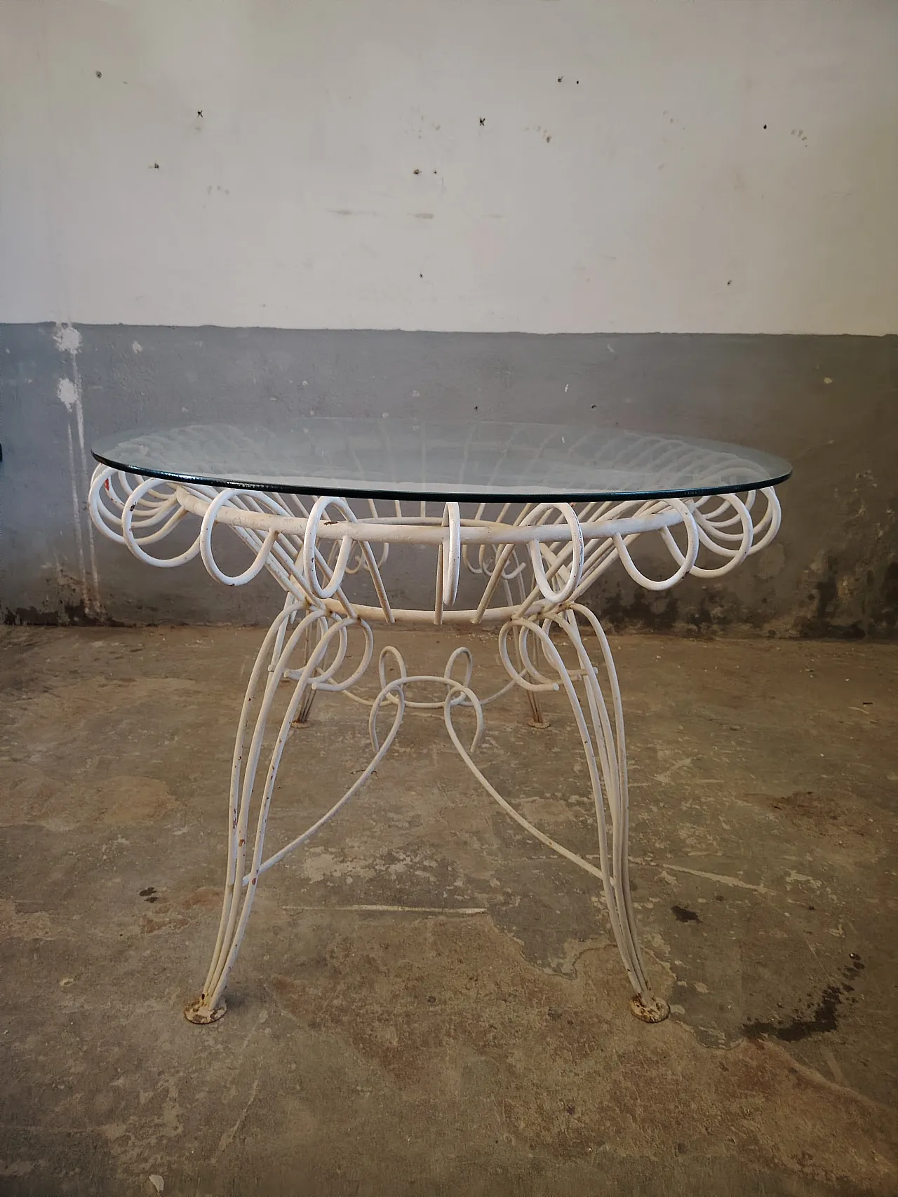 Mid Century garden table, 50s 16