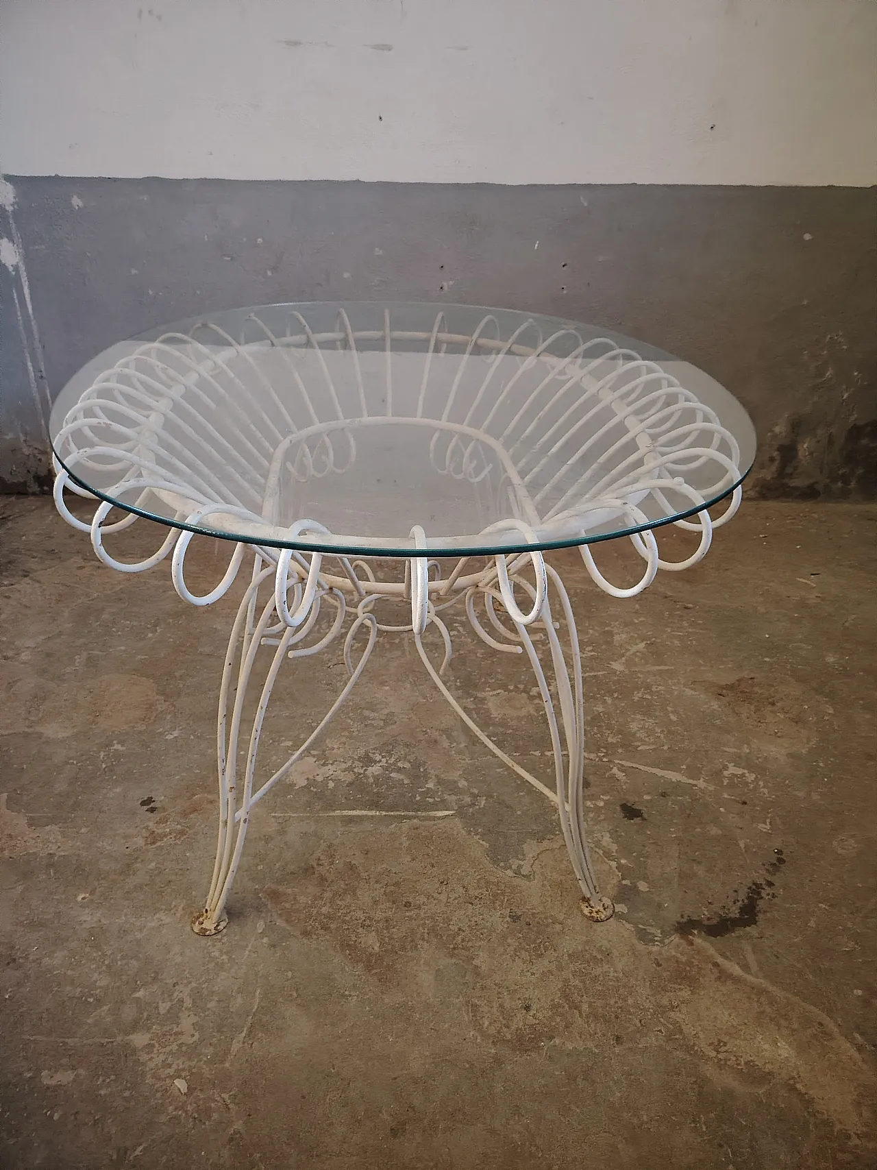 Mid Century garden table, 50s 17