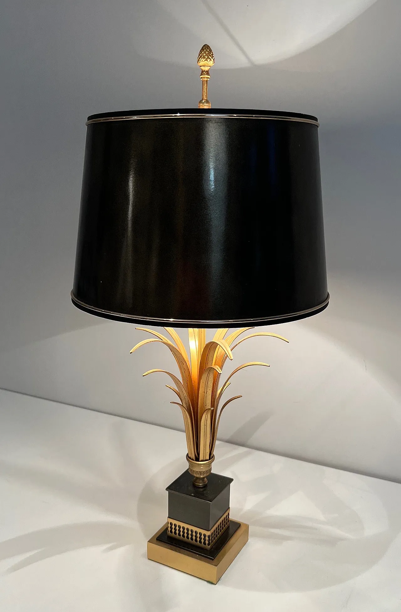 Palm-shaped table lamp in the style of Maison Charles, 1970s 1