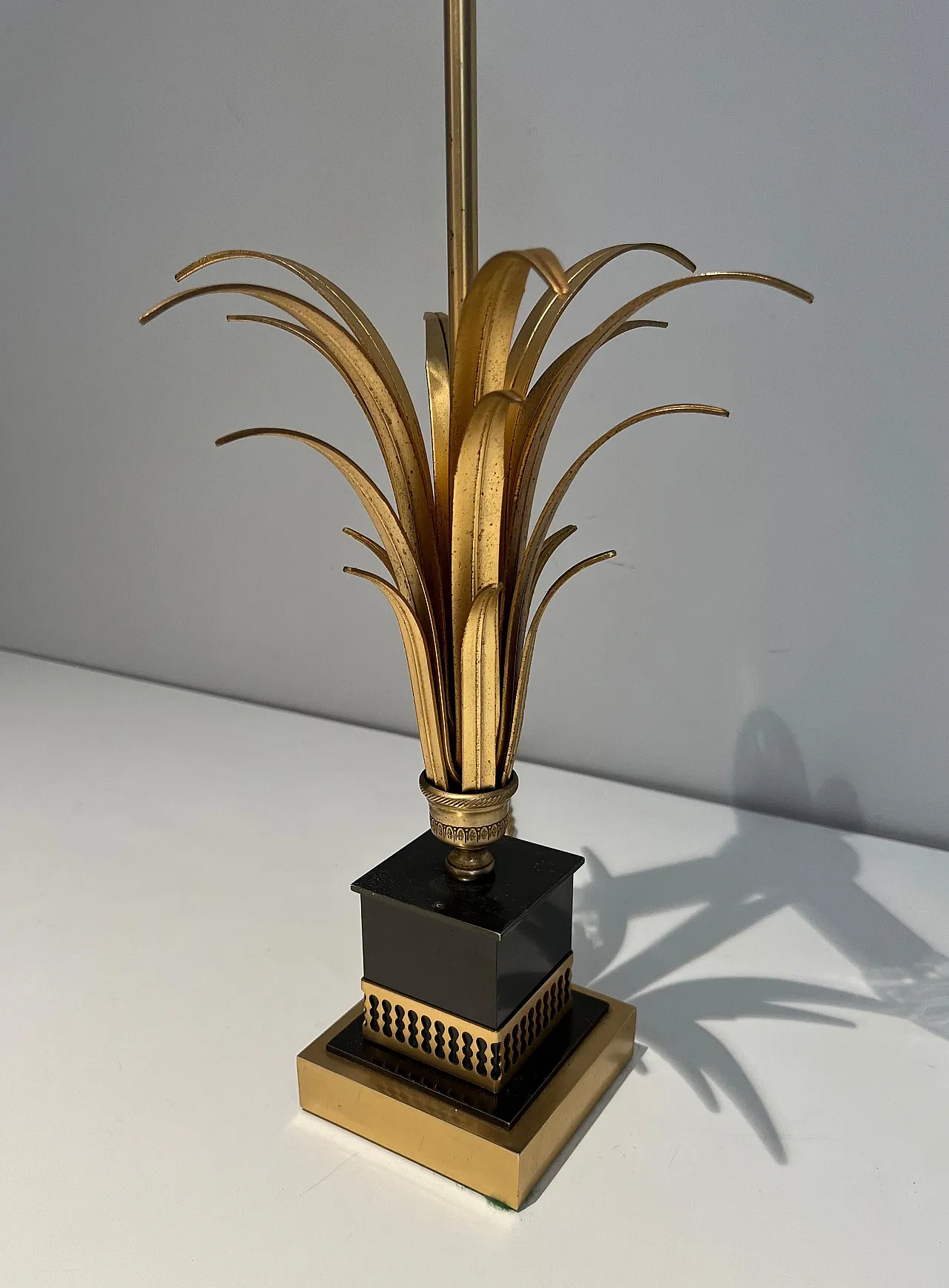 Palm-shaped table lamp in the style of Maison Charles, 1970s 7