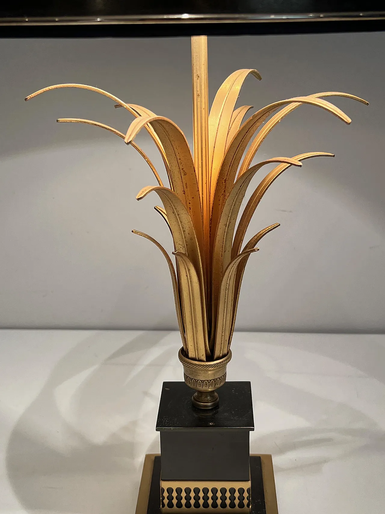 Palm-shaped table lamp in the style of Maison Charles, 1970s 8