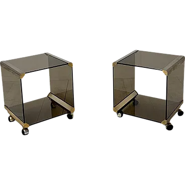 Pair of bedside tables by P. Gallotti for Gallotti & Radice, 1970s