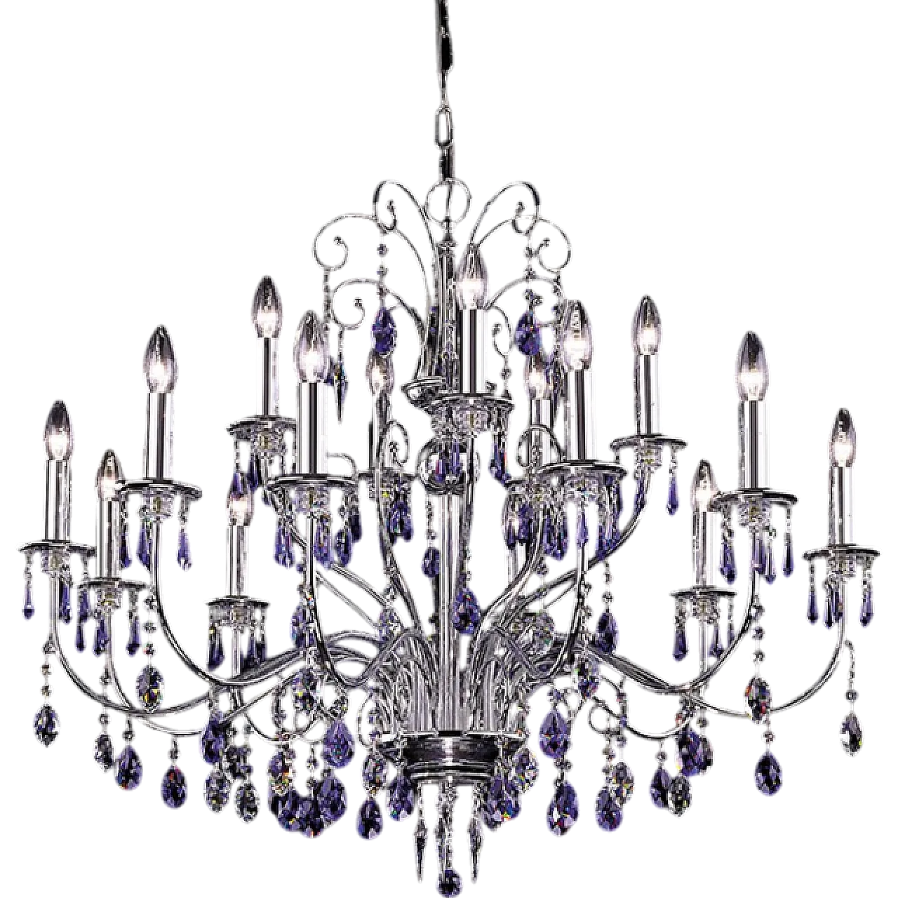 Violet Ultraviolet chandelier by Sivia Broggian for Beby, 2000 5