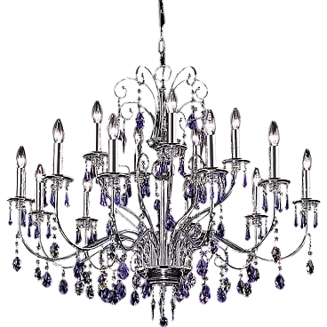 Violet Ultraviolet chandelier by Sivia Broggian for Beby, 2000