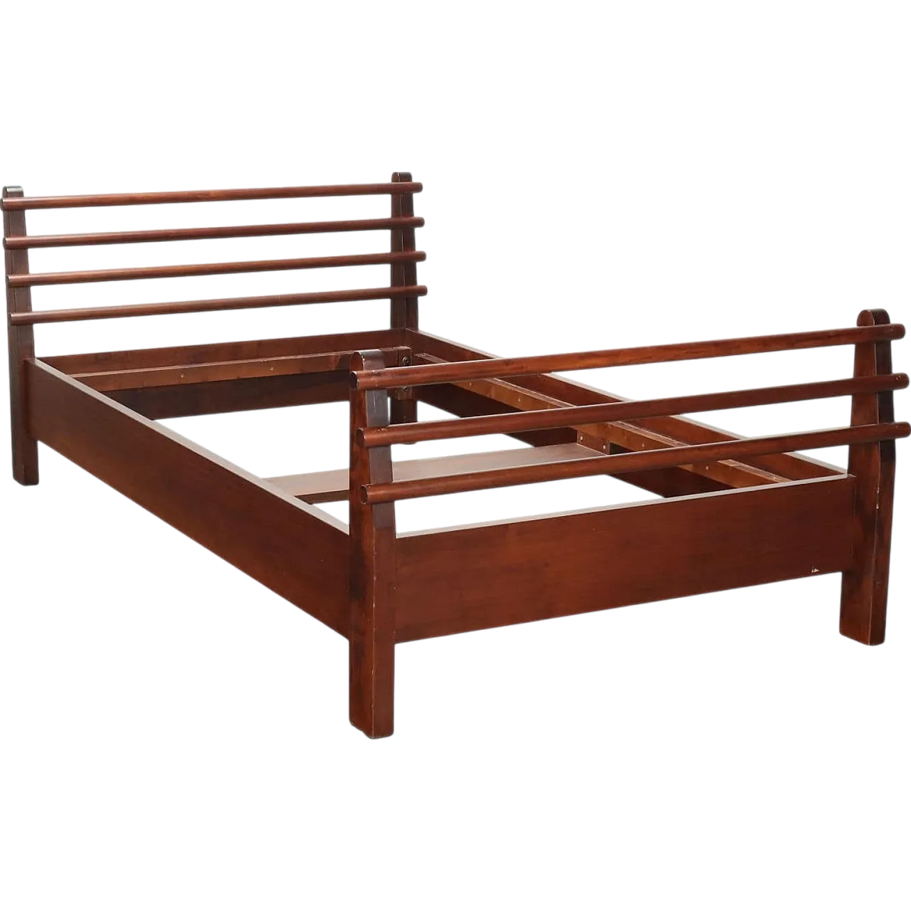 Wooden bed, late 20th century 10