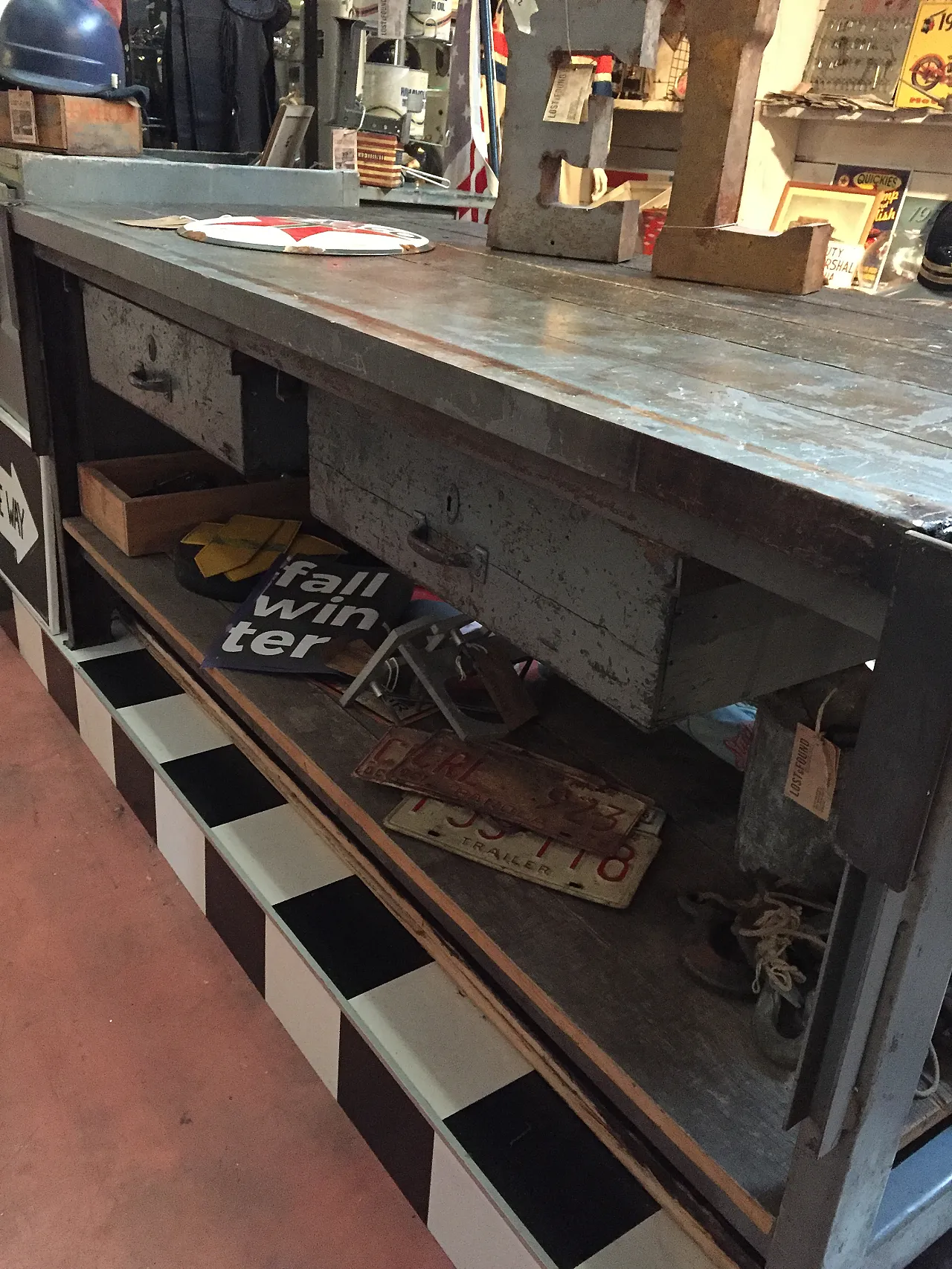 Table from a mechanical workshop, 60s 2