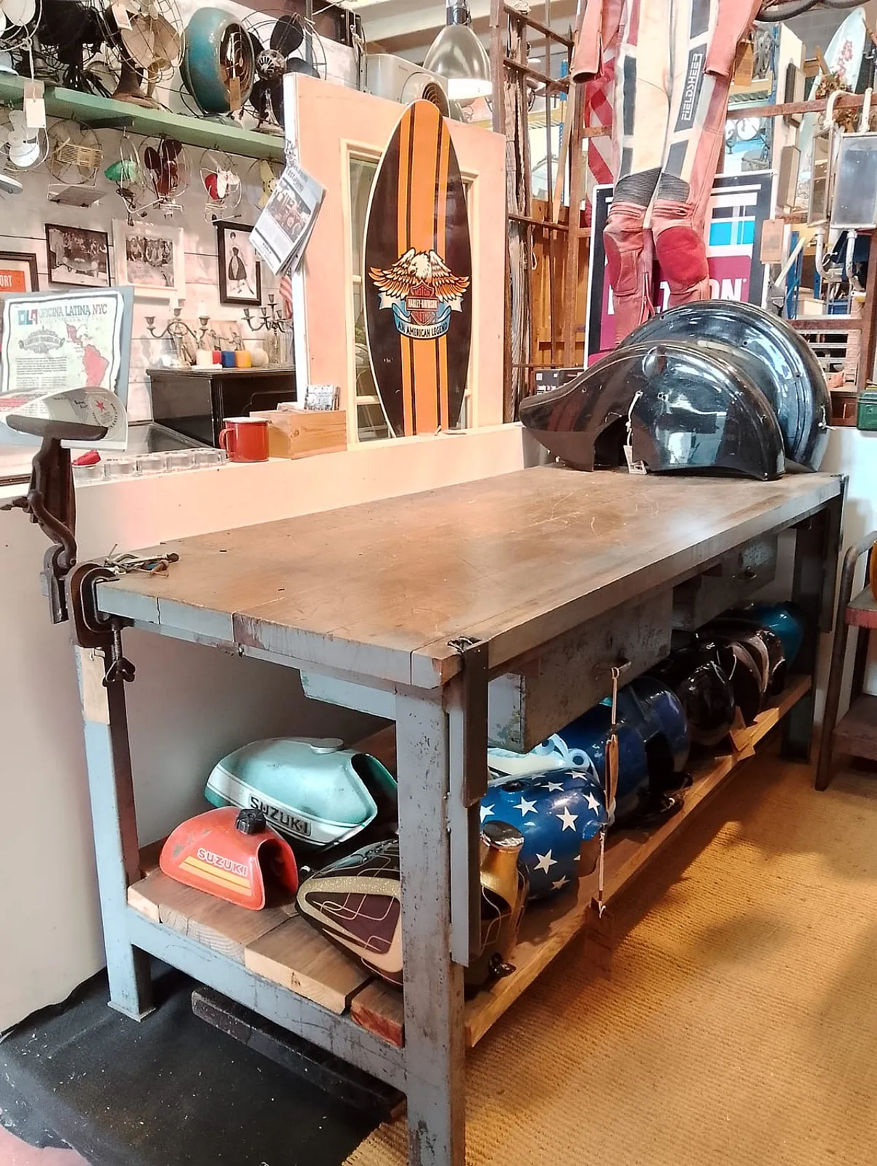 Table from a mechanical workshop, 60s 4